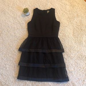 Women’s Taylor brand Black Peplum Dress